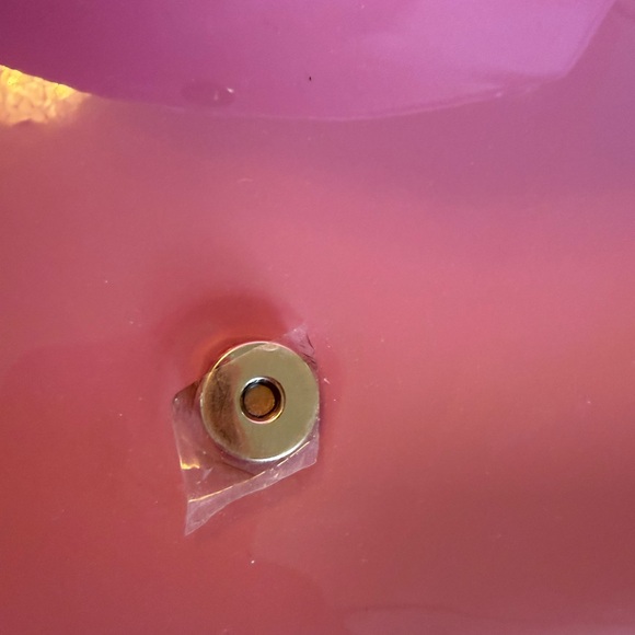 Ted Baker Glossy Pink Bow Clutch - Picture 5 of 5